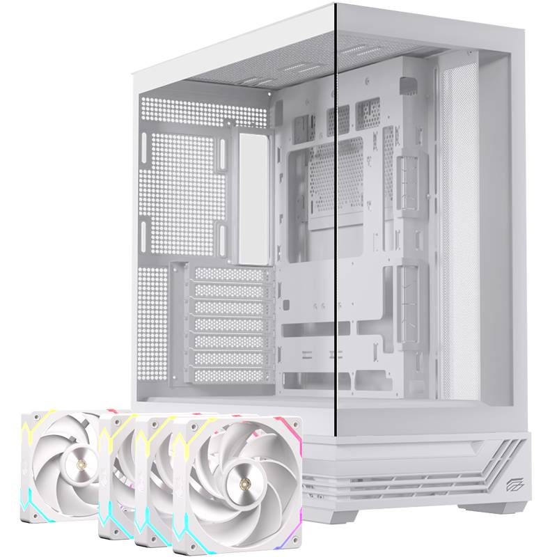 Case Gaming Einarex S800 RGB ATX Bianco