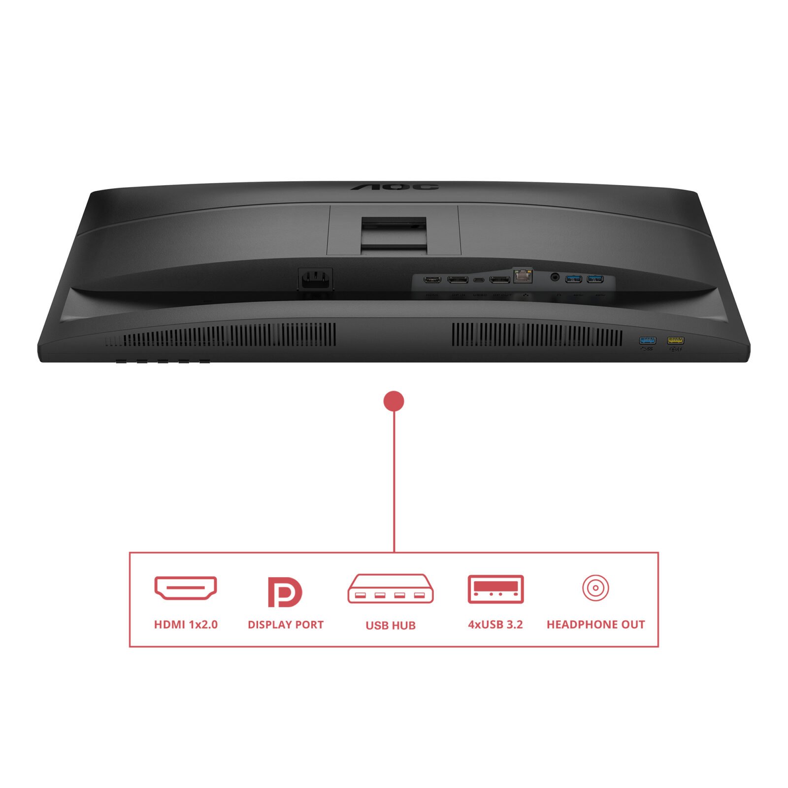 AOC Q27E4CV Monitor 27" QHD - immagine 3